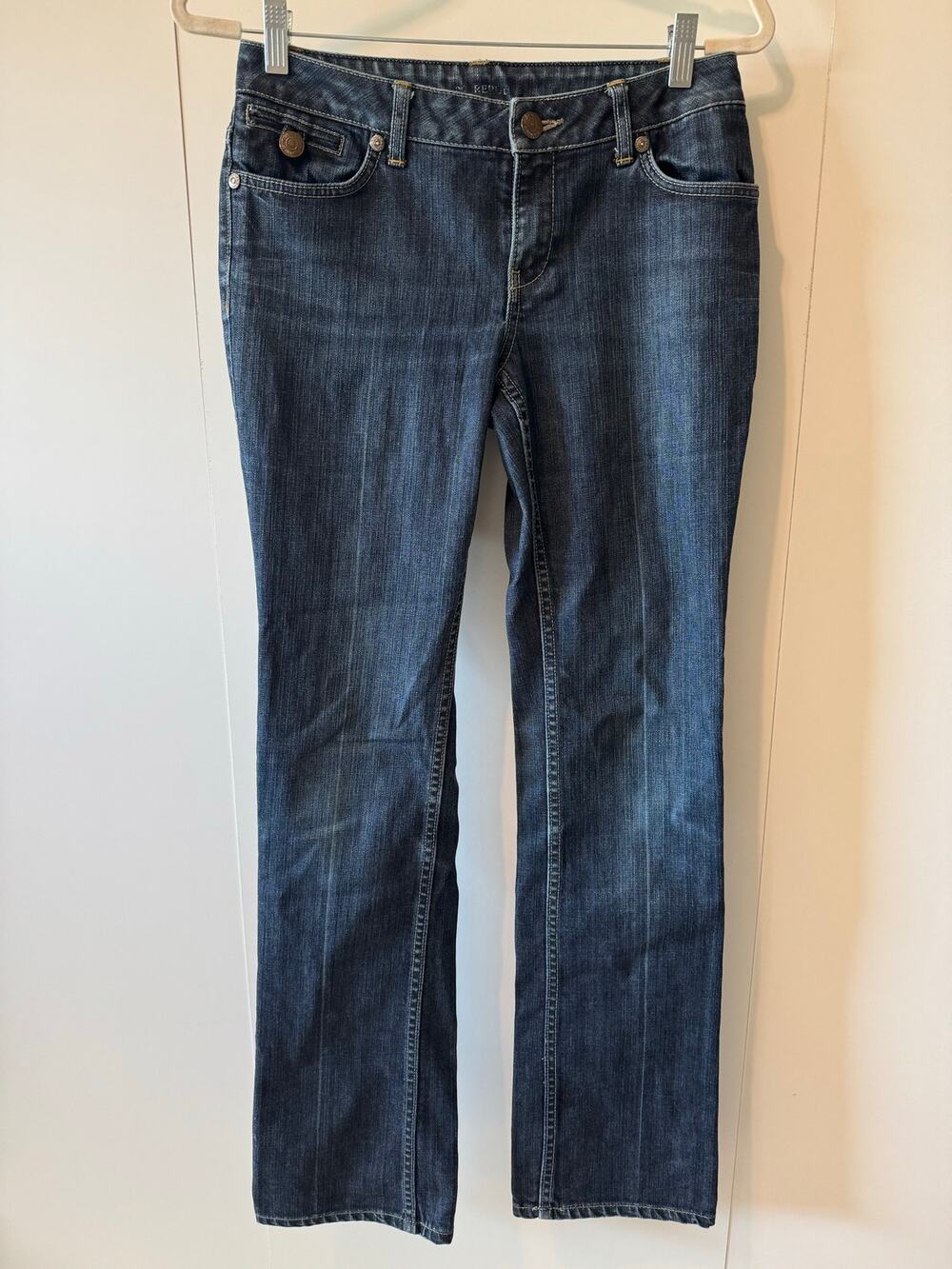 Banana Republic Straight Leg Jeans Women's Size 4 Long Dark Wash Authentic Y2K
